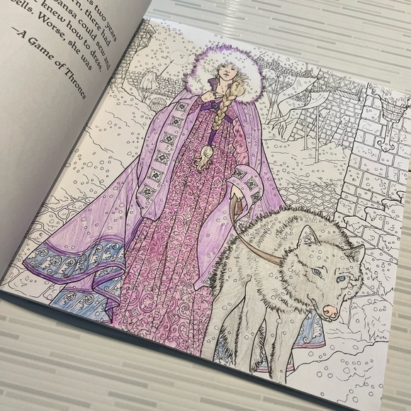 🥳 4 For $20 Sale!! 🥳 Game Of Thrones Coloring Book - Picture 7 of 7
